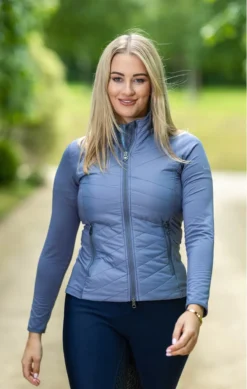 LeMieux Astra Jacket Jay Blue -Equestrian Riding Clothing Store IT02914 lifestyle astrajacket bluejay 1