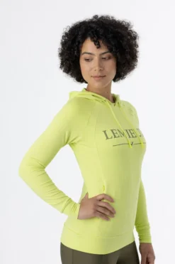 LeMieux Luxe Hoodie Kiwi -Equestrian Riding Clothing Store IT02923 studio luxehoodie kiwi 2