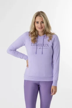 LeMieux Luxe Hoodie Wisteria -Equestrian Riding Clothing Store IT02924 studio luxehoodie wisteria 1