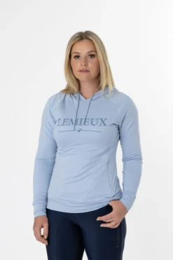 LeMieux Luxe Hoodie Mist -Equestrian Riding Clothing Store IT02925 studio luxehoodie mist 1