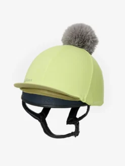 LeMieux Pom Hat Silk Kiwi -Equestrian Riding Clothing Store IT02984 product pomhatsilk kiwi 1