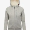 LeMieux Ladies Elite Sherpa Lined Zip Through Hoodie Grey Marl