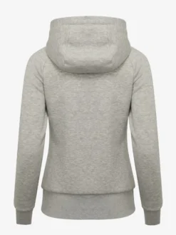 LeMieux Ladies Elite Sherpa Lined Zip Through Hoodie Grey Marl -Equestrian Riding Clothing Store IT03161 product eliteladiessherpalinedhoodie greymarl 4