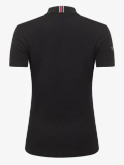LeMieux Elite Ladies Polo Shirt II Black -Equestrian Riding Clothing Store IT03165 product eliteladiespoloshirt black 4