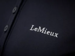 LeMieux Elite Ladies Polo Shirt II Navy -Equestrian Riding Clothing Store IT03166 detail eliteladiespoloshirt navy 1