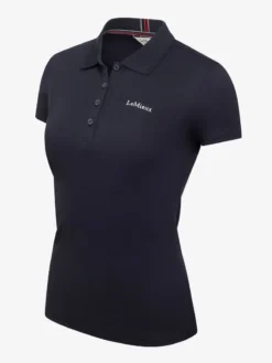 LeMieux Elite Ladies Polo Shirt II Navy -Equestrian Riding Clothing Store IT03166 product eliteladiespoloshirt navy 2