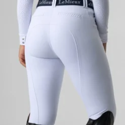 LeMieux Amara II Breech Full Seat White -Equestrian Riding Clothing Store JK4 RMpM