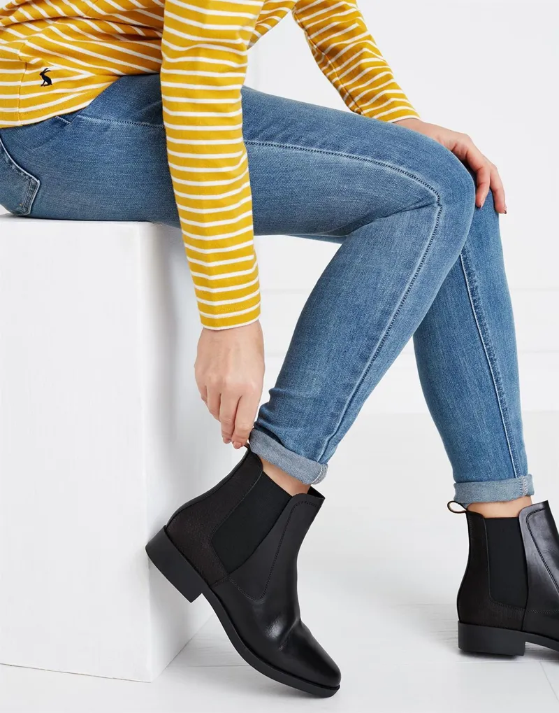 Joules Chelmsford Chelsea Boot Black 7 Joules Chelmsford Chelsea Boot Black - Image 7