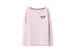 Joules Harbour Embroidered Jersey Top Butterfly Embroidery Stripe 9 Joules Harbour Embroidered Jersey Top Butterfly Embroidery Stripe -Equestrian Riding Clothing Store Joules Harbour Embroidered Jersey Top 8