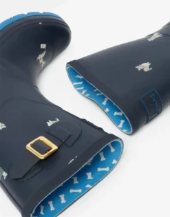 Joules Molly Mid Height Printed Wellies Navy Dogs 11 Joules Molly Mid Height Printed Wellies Navy Dogs -Equestrian Riding Clothing Store Joules Molly Mid Height Dog Printed Wellies Navy Dogs 4