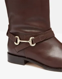 Joules Westcote Knee High Leather Boot Dark Brown -Equestrian Riding Clothing Store Joules Westcote Knee High Leather Boot 3