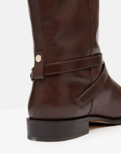 Joules Westcote Knee High Leather Boot Dark Brown -Equestrian Riding Clothing Store Joules Westcote Knee High Leather Boot 6