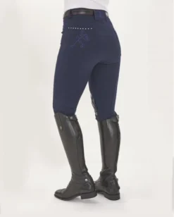 Just Togs Glitz Breeches Navy -Equestrian Riding Clothing Store Just Togs Glitz Breeches 6