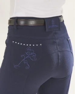Just Togs Glitz Breeches Navy -Equestrian Riding Clothing Store Just Togs Glitz Breeches 8