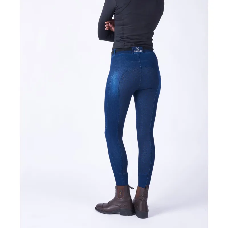 Just Togs Just Jeans Riding Tights Denim 3 Just Togs Just Jeans Riding Tights Denim - Image 3