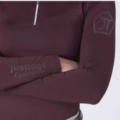 Just Togs Just Tops Base Layer Wine -Equestrian Riding Clothing Store Just Togs Just Tops Base Layer 32