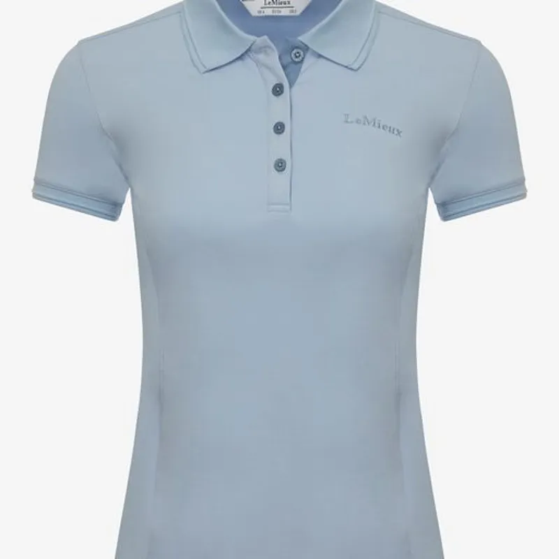 LeMieux Polo Shirt Mist 1 LeMieux Polo Shirt Mist