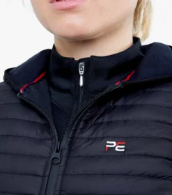 Premier Equine Lamera Ladies Hybrid Technical Riding Gilet Black -Equestrian Riding Clothing Store Lamera Ladies Hybrid Technical Riding Gilet Black 3