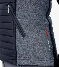 Premier Equine Lamera Ladies Hybrid Technical Riding Gilet Black -Equestrian Riding Clothing Store Lamera Ladies Hybrid Technical Riding Gilet Black 6