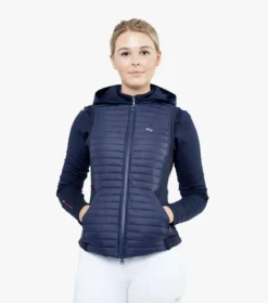 Premier Equine Lamera Ladies Hybrid Technical Riding Gilet Navy 8 Premier Equine Lamera Ladies Hybrid Technical Riding Gilet Navy -Equestrian Riding Clothing Store Lamera Ladies Hybrid Technical Riding Gilet Navy 1