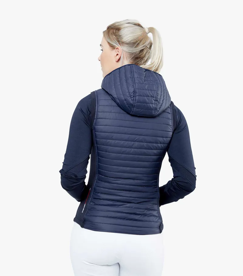 Premier Equine Lamera Ladies Hybrid Technical Riding Gilet Navy 4 Premier Equine Lamera Ladies Hybrid Technical Riding Gilet Navy - Image 4