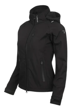 LeMieux Elite Ladies Soft Shell Jacket Black -Equestrian Riding Clothing Store LeMieux Elite Womens Soft Shell Jacket Black 1