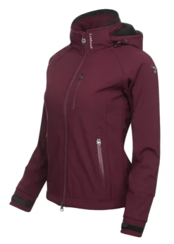 LeMieux Elite Ladies Soft Shell Jacket Burgundy -Equestrian Riding Clothing Store LeMieux Elite Womens Soft Shell Jacket Burgundy 1