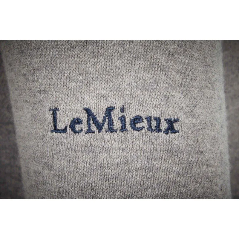 LeMieux Elite Ladies V-Neck Jumper Grey 3 LeMieux Elite Ladies V-Neck Jumper Grey - Image 3