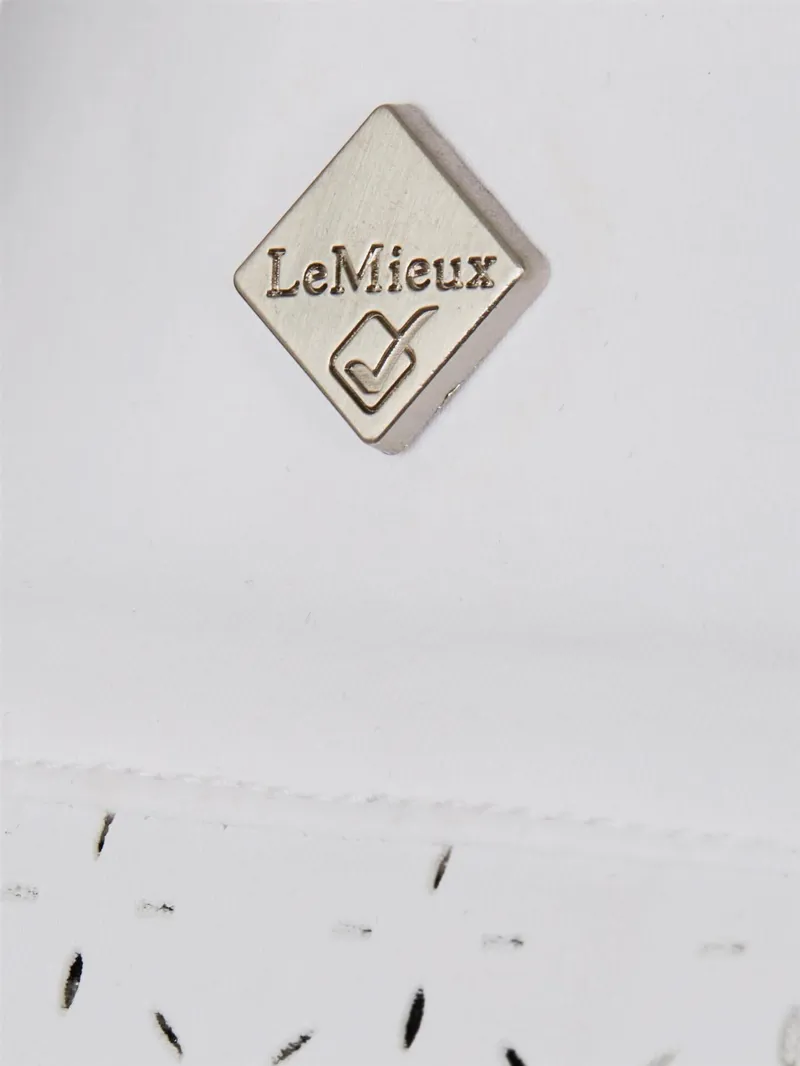 LeMieux Olivia Short Sleeve Show Shirt White 5 LeMieux Olivia Short Sleeve Show Shirt White - Image 5