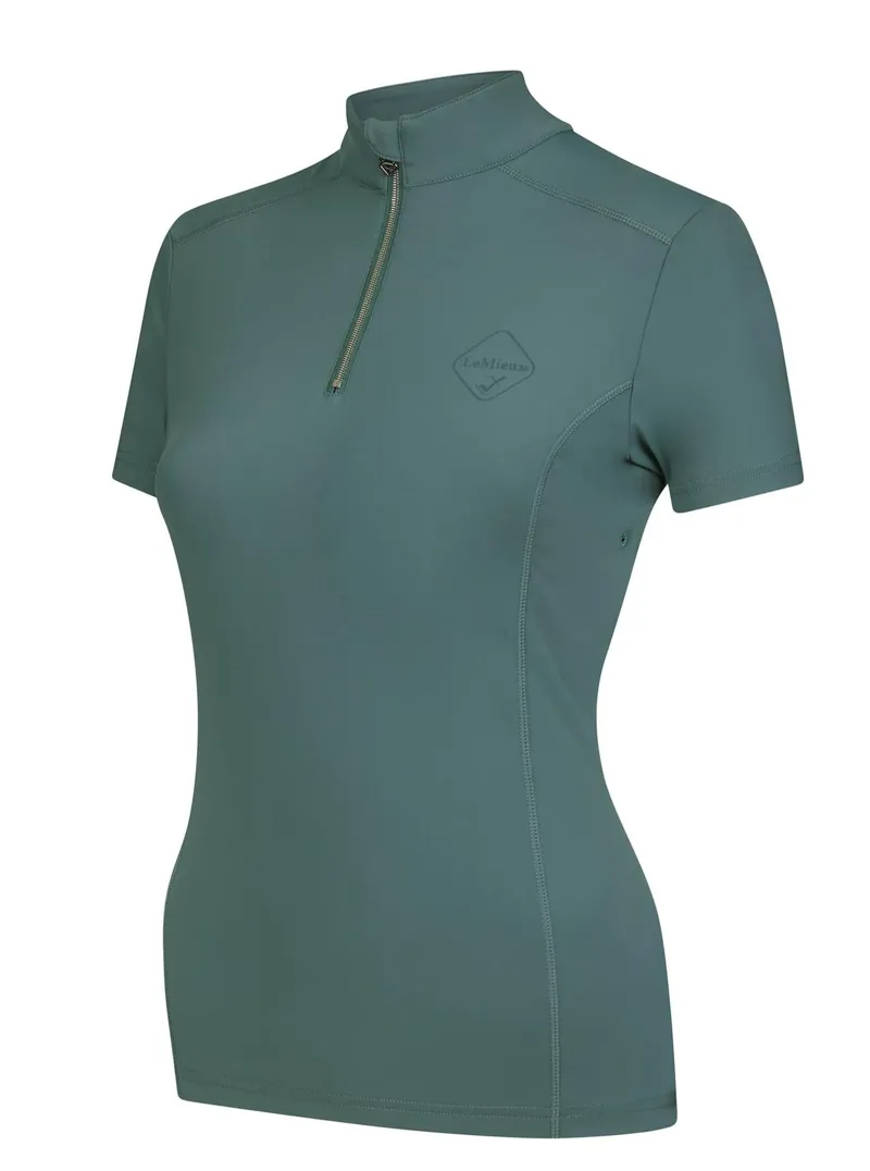 LeMieux Activewear Short Sleeve Base Layer Sage 2 LeMieux Activewear Short Sleeve Base Layer Sage - Image 2