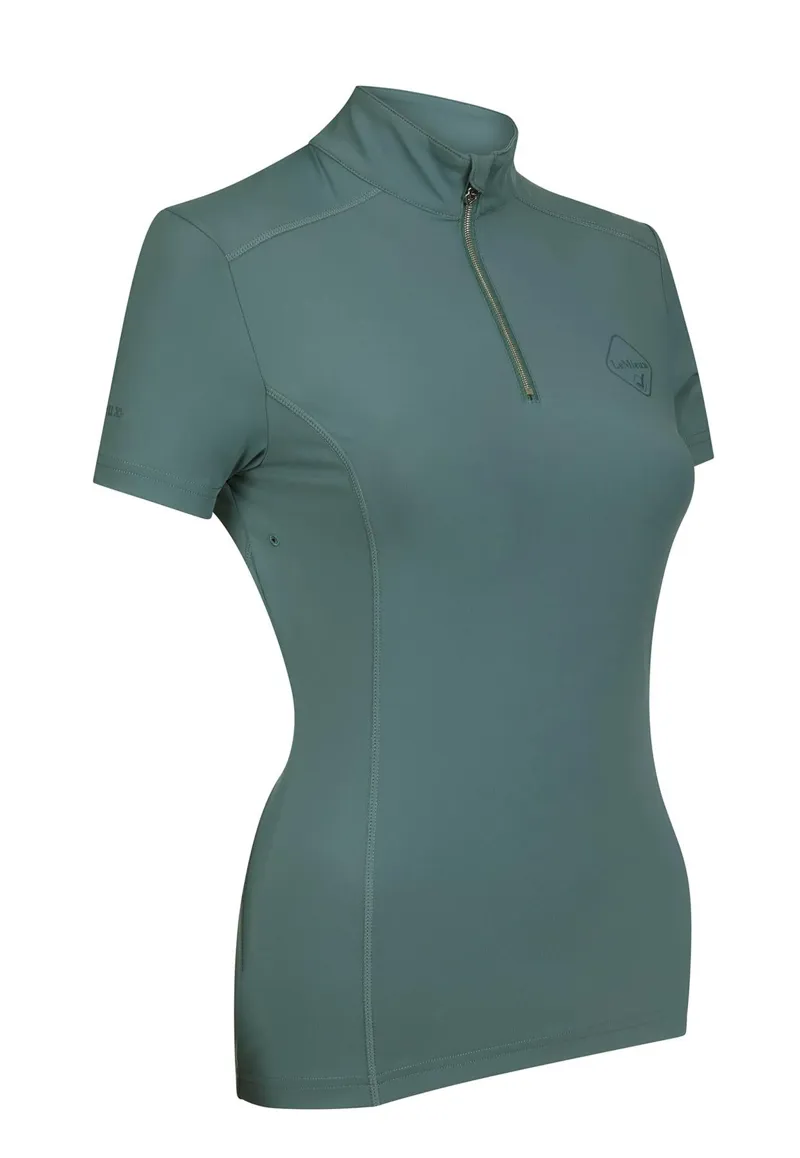 LeMieux Activewear Short Sleeve Base Layer Sage 3 LeMieux Activewear Short Sleeve Base Layer Sage - Image 3