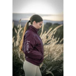 LeMieux Team Crew Jacket Burgundy -Equestrian Riding Clothing Store LeMieux Team LeMieux Crew Waterproof Unisex Jacket 12