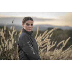 LeMieux Team Crew Jacket Grey -Equestrian Riding Clothing Store LeMieux Team LeMieux Crew Waterproof Unisex Jacket 15