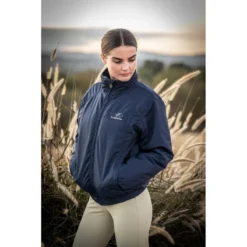 LeMieux Team Crew Jacket Navy -Equestrian Riding Clothing Store LeMieux Team LeMieux Crew Waterproof Unisex Jacket 6