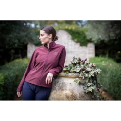 LeMieux Team Soft Shell Jacket Burgundy -Equestrian Riding Clothing Store LeMieux Team LeMieux Softshell Jacket 15