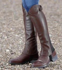 Equestrian Riding Clothing Store 2 Equestrian Riding Clothing Store -Equestrian Riding Clothing Store Lexaria Ladies Half Chaps Brown 2