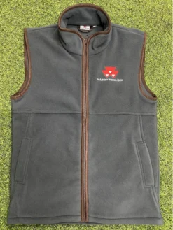 Massey Ferguson Fleece Gilet With Moleskin Trim