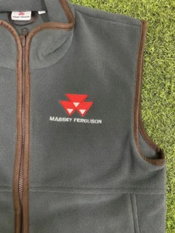 Massey Ferguson Fleece Gilet With Moleskin Trim -Equestrian Riding Clothing Store MASSEY FERGUSON WOMENS FLEECE GILET 4