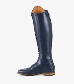 Premier Equine Maurizia Ladies Lace Front Tall Leather Riding Boots Navy -Equestrian Riding Clothing Store Maurizia Ladies Long Leather Riding Boots Navy 4