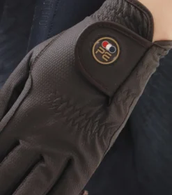 Premier Equine Metaro Ladies Riding Gloves Brown -Equestrian Riding Clothing Store Metaro Riding Gloves Brown 5