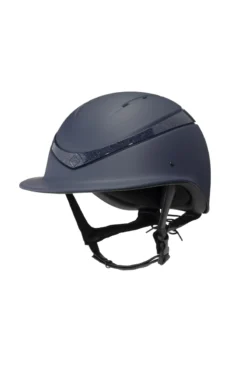 Charles Owen Esme Luna Wide Peak Hat - Midnight Navy