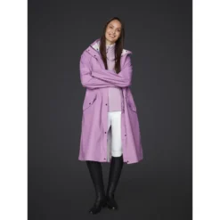 Mountain Horse Mindy Rain Coat Mouve Pink -Equestrian Riding Clothing Store Mindy raincoat pink F1