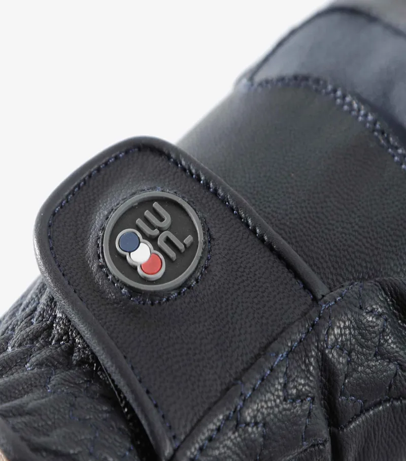 Premier Equine Mizar Ladies Leather Riding Gloves Navy 5 Premier Equine Mizar Ladies Leather Riding Gloves Navy - Image 5