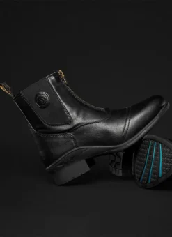 Mountain Horse Veganza Zip Paddock Boots Black 5 Mountain Horse Veganza Zip Paddock Boots Black -Equestrian Riding Clothing Store Mountain Horse Veganza Zip Paddock Jodhpur Boots 2