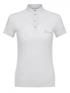 LeMieux Amelie Diamante Show Shirt White