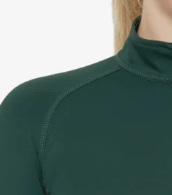 Premier Equine Ombretta Ladies Technical Riding Top Green -Equestrian Riding Clothing Store Ombretta Ladies Technical Riding Top Green 4