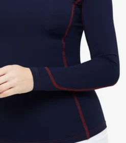 Premier Equine Ombretta Ladies Technical Riding Top Navy -Equestrian Riding Clothing Store Ombretta Ladies Technical Riding Top Navy 5