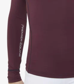 Premier Equine Ombretta Ladies Technical Riding Top Wine -Equestrian Riding Clothing Store Ombretta Ladies Technical Riding Top Wine 5