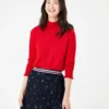 Joules Orianna Roll Neck Jumper - Red