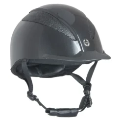 Champion Air-Tech Classic Riding Hat In Black Silk
